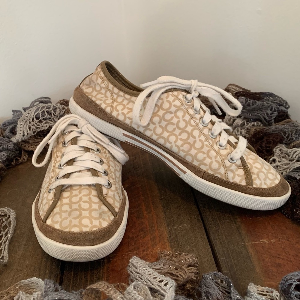 Coach Edith Canvas Sneakers - Picture 2 of 14